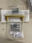 Belwith-keeler B079429-BGB Pull 3-3/4 Inch (96MM) Brushed Golden Brass. Fixed Price $10.03.