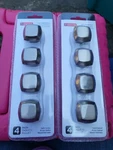 New Delta Mandara 1-1/4 In. (32MM) Brushed Nickel Square Cabinet Knob 2X Pack. Fixed Price $24.99.