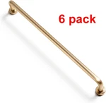 Pack 7-9/16" Center To Warm Champagne Bronze Modern Cabinet Pulls Solid. Fixed Price $39.99.