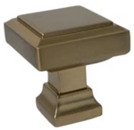 Emtek 86295US4 American Designer Square 1-1/4" Cabinet Knob Satin Brass. Fixed Price $22.78.