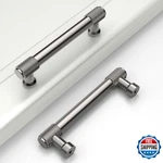 Coinkoly 10-PK 3.75" Brushed Satin Nickel Knurled Cabinet Drawer Pull Handles. Fixed Price $62.63.