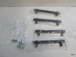 4 Pack Genuine Cosmas 161-128FB Flat Black Cabinet Hardware Euro Style Bar Pulls. Fixed Price $15.97.