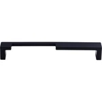 Modern Metro Notch Pull 7" Center To Cabinet Bar Flat Black. Fixed Price $20.61.