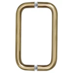 Crl Brushed Bronze 8" Back-to-back Solid 3/4" Diameter Pull Handles. Fixed Price $50.00.