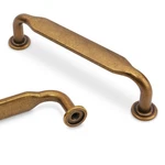 10 Pack Antique Brass Pulls 3.75 INCH(96MM) Hole Centers Kitchen Cabinet Hand.... Fixed Price $50.10.