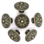 Lxz 6 Pcs Vintage Antique Brass Knobs Handles Pulls With Large,. Fixed Price $16.74.