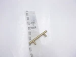 Emtek 86358US4 Satin Brass 3" Center To Cabinet Bar Pull. Fixed Price $18.59.