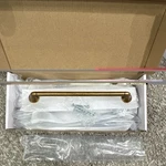 Harpoon Modern Brushed Gold Cabinet/drawer Pulls 5IN, 3IN C-c, 10PK Screws. Fixed Price $68.99.