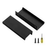 Ravinte 6 Pack Finger Pulls For Cabinets 80MM/3.15" Overall Length, Black. Fixed Price $13.29.