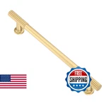 Alzassbg 10 Pack Brushed Gold Cabinet Pulls 6-1/4" Kitchen Handles AL3095MGP. Fixed Price $101.40.