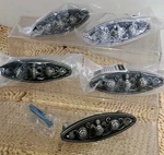 Lot Of 5 Liberty Oval Seaside Nautical Pull Handles Brushed Satin Pewter 4 ". Fixed Price $34.99.