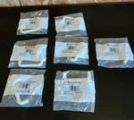 7 Amerock White 3-5/16" Long Plastic Cabinet Door Drawer Handle Pull BP803-PW. Fixed Price $24.99.