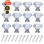 Yourgift 12 Drawer Knobs Diamond Shaped Crystal 30 Mm, Pack, Silver. Fixed Price $22.99.