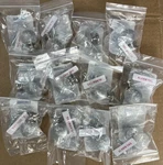 Liberty Bubble Glass 1-1/8IN. (29 Mm) Vintage Satin Nickel And Clear Round (12PK. Fixed Price $29.99.