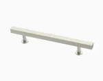 Brainerd P37257W-SS 1/16" (128MM) Stainless Steel Square Bar Cabinet Pull. Fixed Price $7.65.