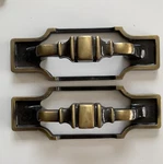 Amerock Cabinet Drawer Pull Handle Model 235-1 1970S Vintage Antique Brass Retro. Fixed Price $11.24.