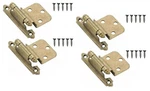 (QTY4)AMEROCK BP3428-BB Burnished Brass Self-closing Face Mount 3/8" Inset Hinge. Fixed Price $16.85.