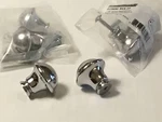 Set Of 6! Liberty 1-3/8" Cabinet Knobs Chestnut /silver. Fixed Price $8.99.