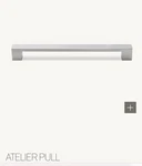 Restoration Hardware Atelier 12" Cabinet Pull- Polished Nickel. Fixed Price $29.00.