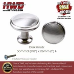 Round Knobs Pulls Brushed Nickel Traditional Kitchen Bath Door Cabinet Hardware. Fixed Price $29.40.