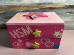 Rare Disney High School Musical Y2K 2000S Rectangle 2-DRAWER W/star Jewelry Box. Fixed Price $40.00.
