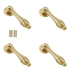 4 Pcs Brass Antique Style Metal Drawer Tear Drop Cabinet Decorative Pull Hand.... Fixed Price $32.85.