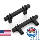 Home Edit 15-PACK 2.5" Black Cabinet Handles, Matte Drawer Pulls Zinc Allo. Fixed Price $56.78.