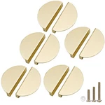 Esreake Half Moon Cabinet Pulls HANDLES,10 Pack 2.52" Hole Spacing Semicircle.... Fixed Price $50.99.