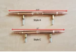 Bullet 50 Bmg Brass Cabinet Handles - Qty 1 Flat Shipping, Any Quantity. Fixed Price $30.00.