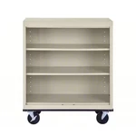 Sandusky Lee BM20361836-07 Mobile Bookcase, 42 In H, Putty. Fixed Price $567.99.