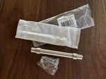 Key Grande 3-3/4" Center To Satin Nickel Cabinet Pull New (JA-596SN). Fixed Price $15.00.