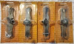 (4) - Cabinet Knob Backplate Amerock Carriage House T776C Antique English New $$. Fixed Price $50.00.