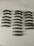 Amerock Scroll BP53470G10 Satin Nickel Cabinet Pull Lot Of 22. Fixed Price $24.55.