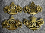 Vintage Keeler Brass Kbc Cabinet Door / Drawer Pulls Handles - Set Of 4. Fixed Price $32.00.