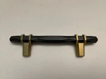 Amerock BP36648BBRBBZ 3-3/4" Center-bar Cabinet Pull Black Bronze/gold Champagn. Fixed Price $15.00.