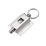 Uxcell Door Barrel Bolt, Stainless Steel Ring-pull Spring Loaded Auto.... Fixed Price $12.16.