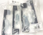 5 Pack Jeffrey Alexander Sutton 3-3/4" Squared Matte Black Cabinet Drawer Pulls. Fixed Price $14.99.