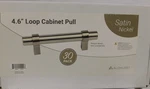 Aldhurst 30 Pack 4.6" Loop Cabinet Pull-satin Nickel. Fixed Price $44.95.