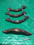 Lot OF4 Keeler Kbc Bronze Brass Indian Arrow Cabinet Drawer Pull Handle 3" Coc. Fixed Price $17.95.