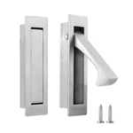 Malimali Pocket Door Handle, Edge Pull, Stainless 1 Pack, Brushed Steel. Fixed Price $13.14.