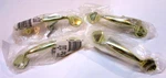 Set 4 New Polished Brass Allison 253PB 3.75" Center Wide Cabinet Drawer Pulls. Fixed Price $20.00.