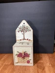 Apple Vtg 1997 Drawer Wood Bag Holder Kitchen Wall Decor Kitschy County. Fixed Price $19.99.