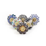 Rajrang Multi Color Ceramic Door Knobs For Drawers Kitchen Wardrobe Cabinet H.... Fixed Price $34.32.