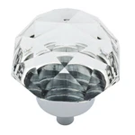 Liberty P36737W-CHC 7/16" Large Faceted Glass & Chrome Door Cabinet Knob. Fixed Price $5.65.