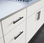 30-PK Franklin Brass 5-1/16" Matte Black Cabinet Drawer Pull P46657K-FB-B2 New. Fixed Price $42.00.