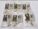 Lot Of 6 Belwith Brass Cabinet Hand Pulls. Fixed Price $12.99.