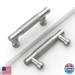 Coinkoly 10 Pack 3'' Brushed Nickel Knurled Cabinet Handles Satin Drawer. Fixed Price $54.13.
