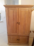Hamilton Heritage Large Entertainment Cabinet. Solid Wood-for Tv With Storage. Fixed Price $75.00.