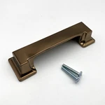 Amerock 3" And 3.75" Dual Center Cup Cabinet Pull BP36762CZ Champagne Bronze. Fixed Price $9.50.