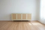 Tov Furniture Sierra Buttermilk Sideboard Buffet Cabinet FFE-1295. Fixed Price $375.00.